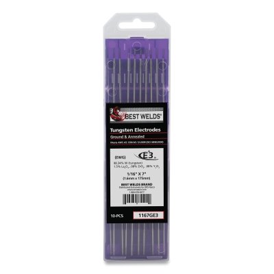 1/16 X 7 E3 TUNGSTEN ELECTRODE 10/PK